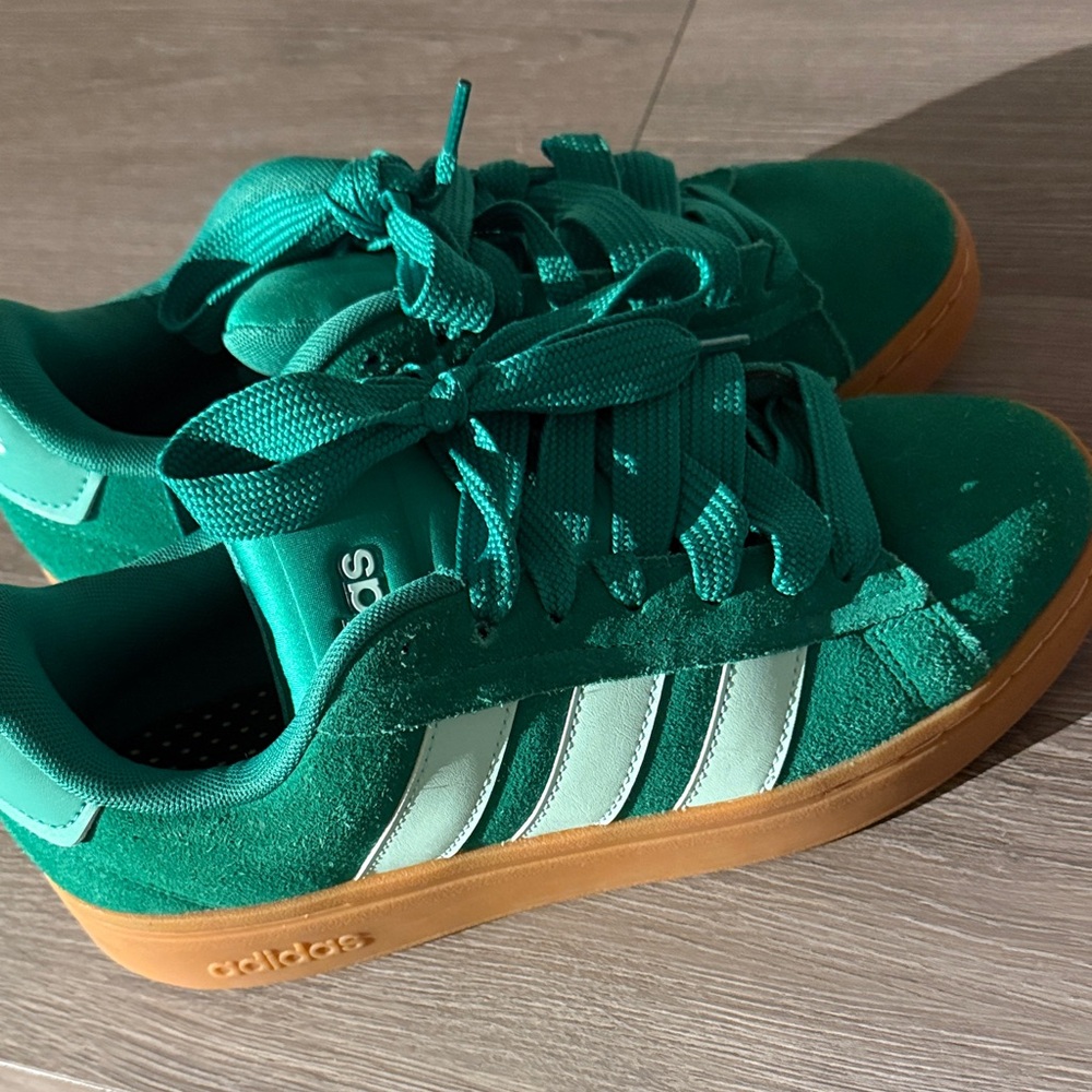 Adidas women’s  Teal and White Sneakers